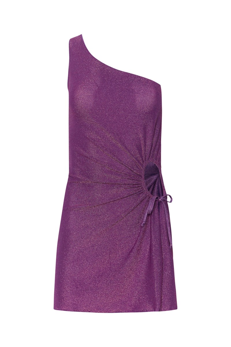 ONE SHOULDER MINI DRESS/KAFTAN IN GLITTER DETAILS-25805725-800