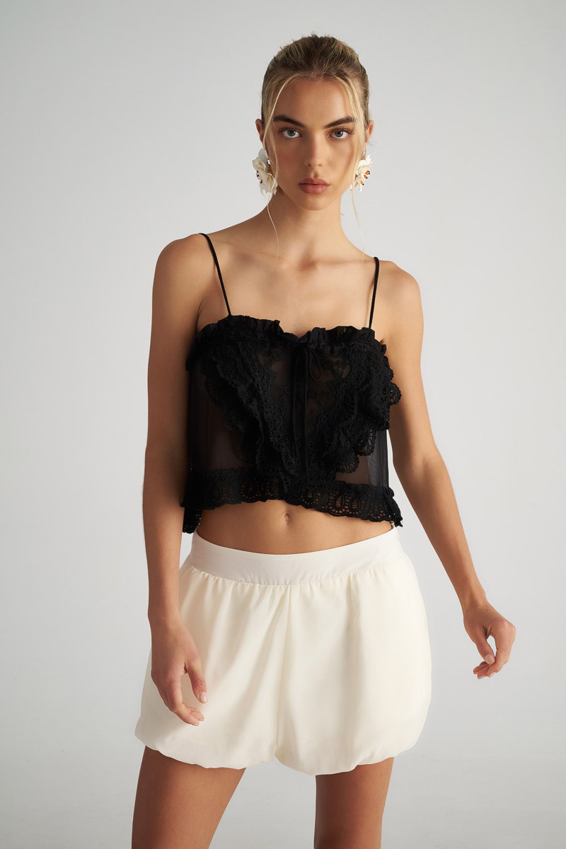 ASYMMETRIC LACE CROPPED TOP-25806255-110