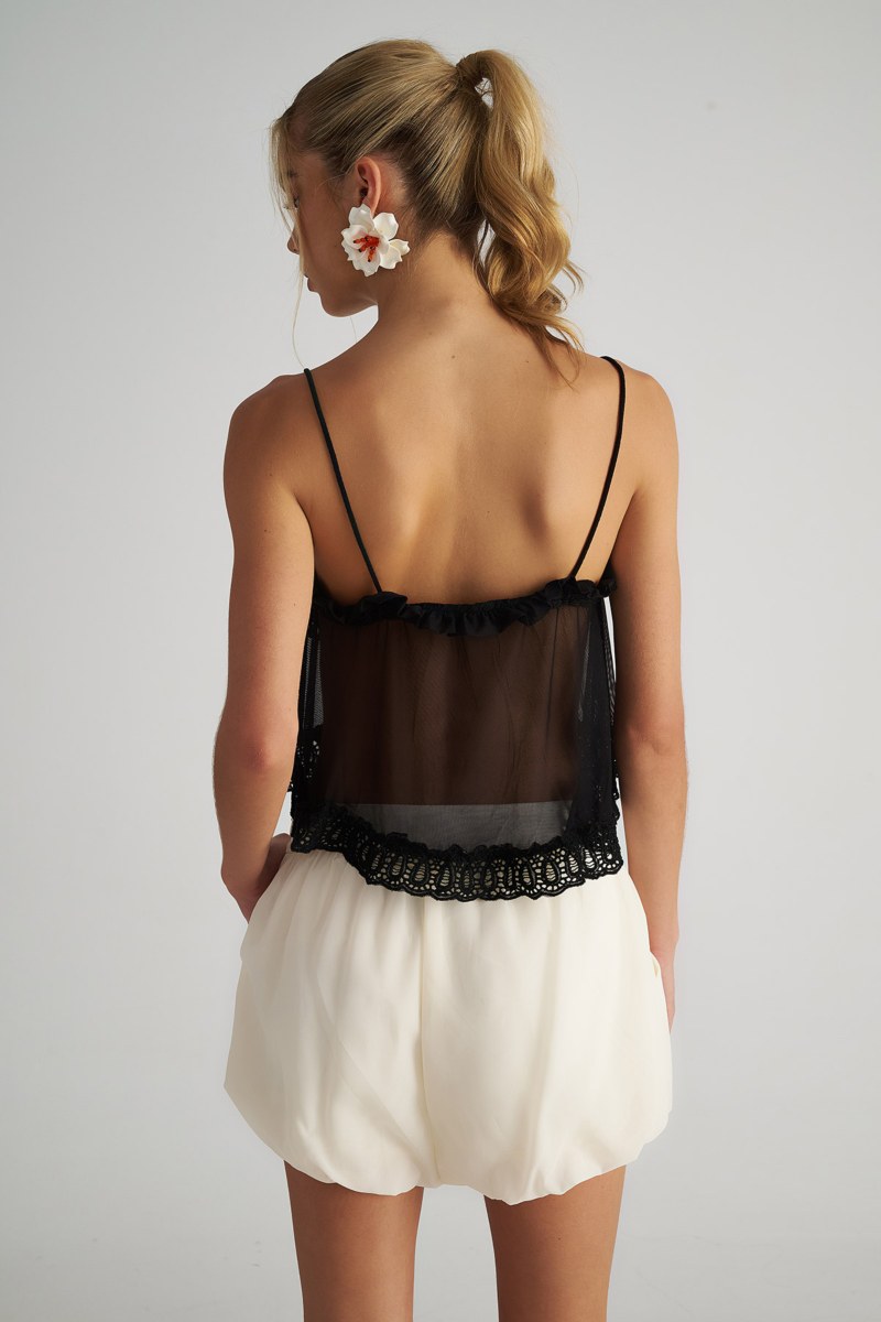 ASYMMETRIC LACE CROPPED TOP-25806255-110