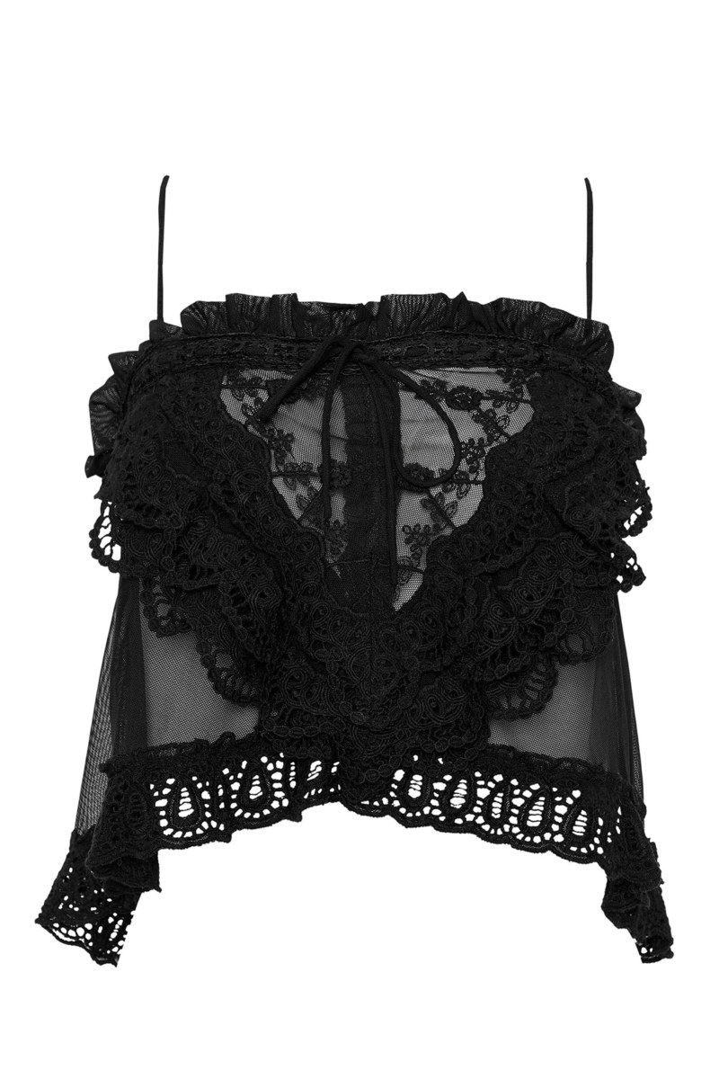 ASYMMETRIC LACE CROPPED TOP-25806255-110