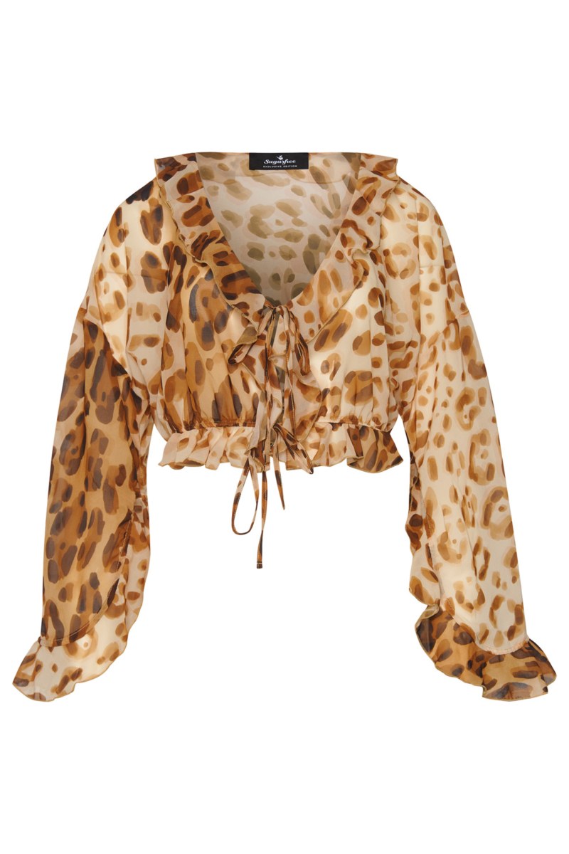 KONTO ΗΜΙΔΙΑΦΑΝΟ ΠΟΥΚΑΜΙΣΟ ΜΕ ΛΕΟΠΑΡ ΤΥΠΩΜΑ ΚΑΙ ΒΟΛΑΝ-25806701-935