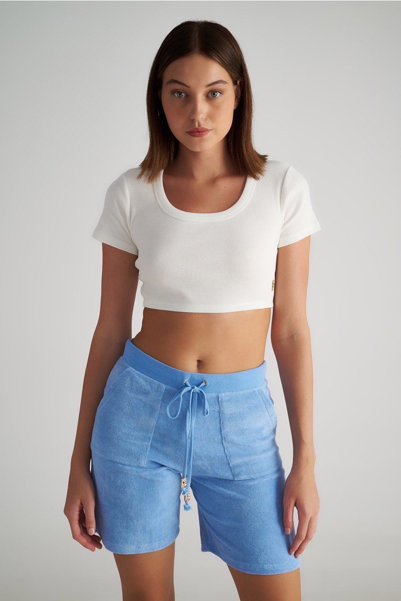 MONOCHROME TERRY BERMUDA-25810003-309