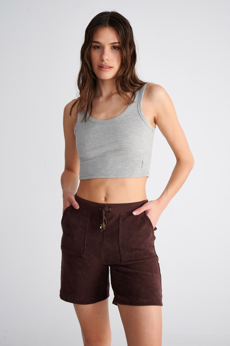 MONOCHROME TERRY BERMUDA-25810003-332