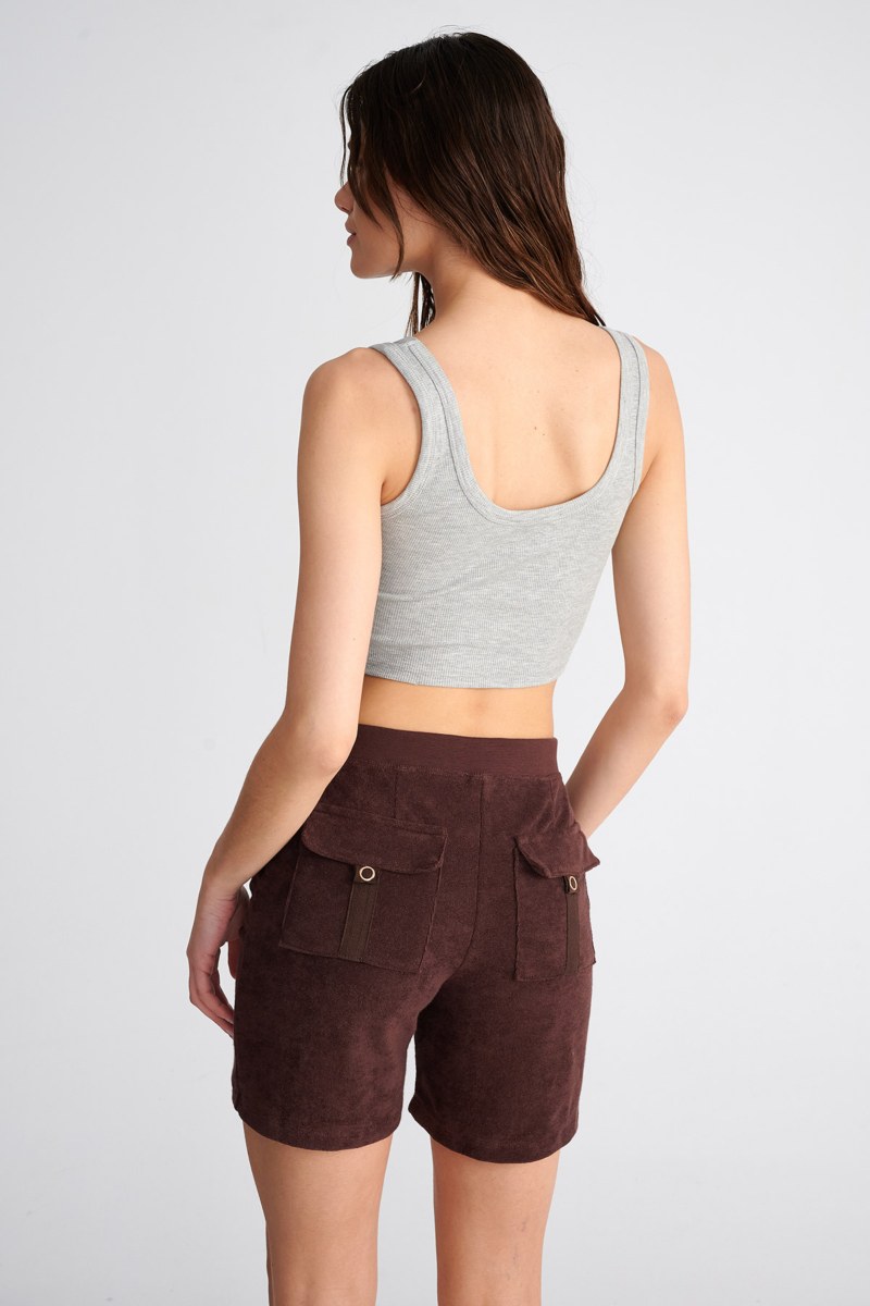 MONOCHROME TERRY BERMUDA-25810003-332