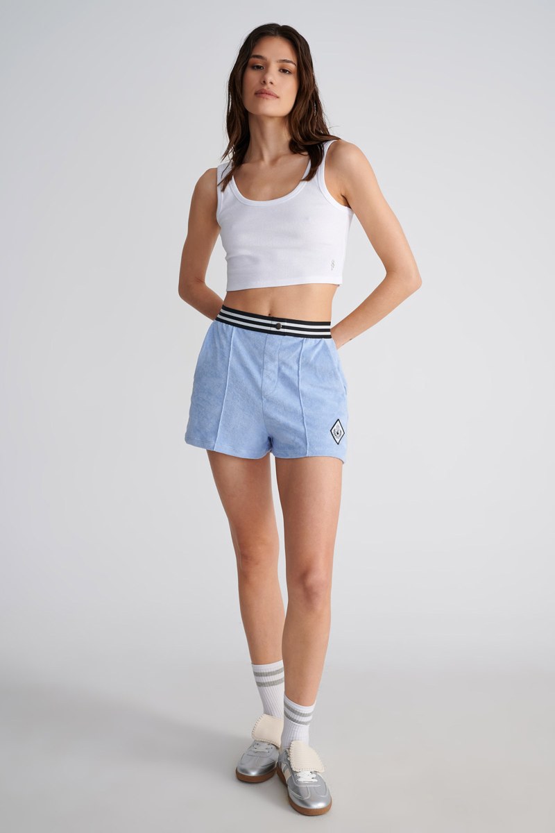 TERRY SHORTS WITH OUTER SEAM-25810102-421