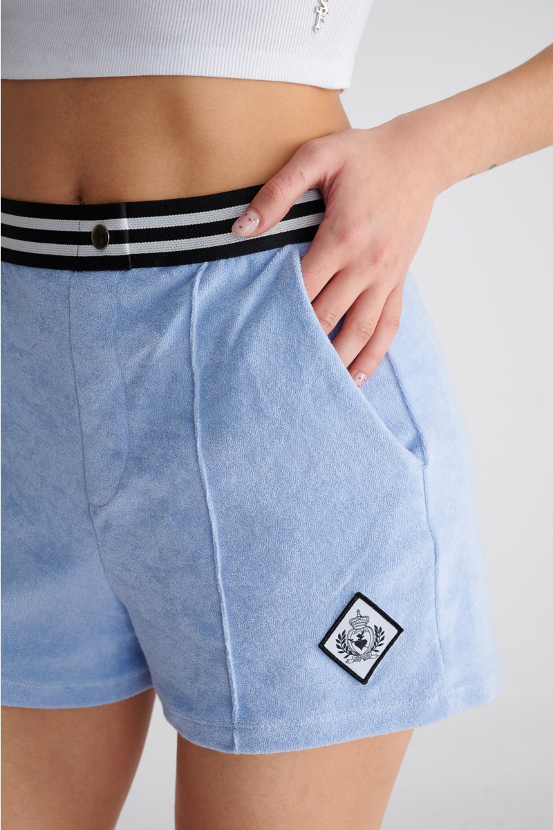 TERRY SHORTS WITH OUTER SEAM-25810102-421