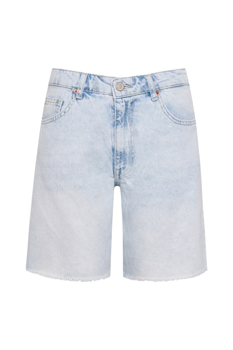HIGH WAISTED DENIM BERMUDA-25810290-421
