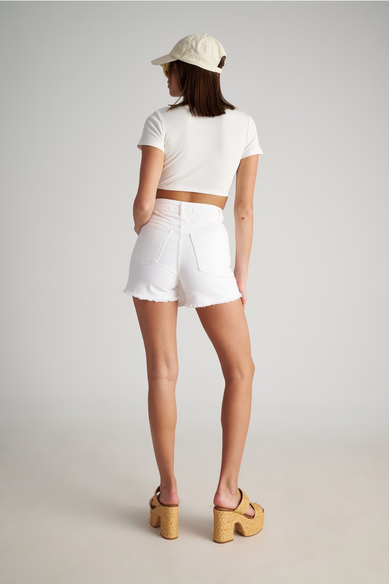 DENIM BUTTONED SKORTS-25810291-100