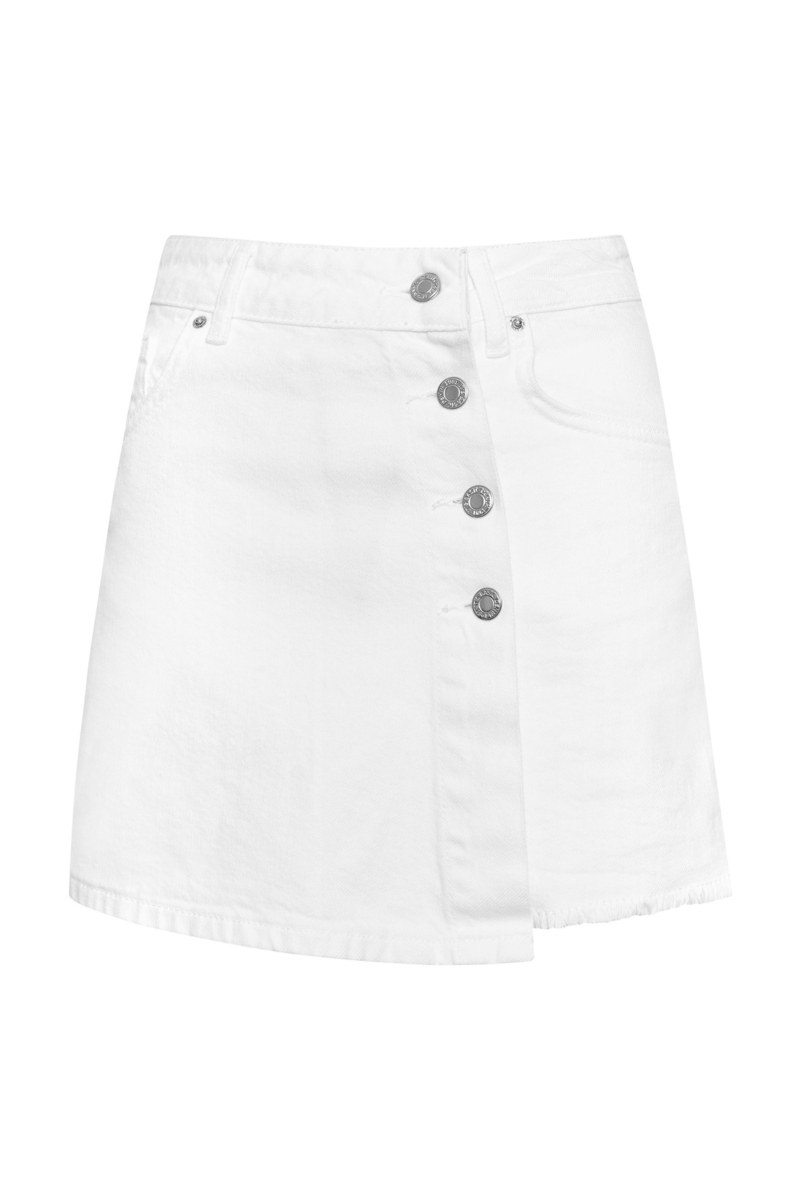 DENIM BUTTONED SKORTS-25810291-100