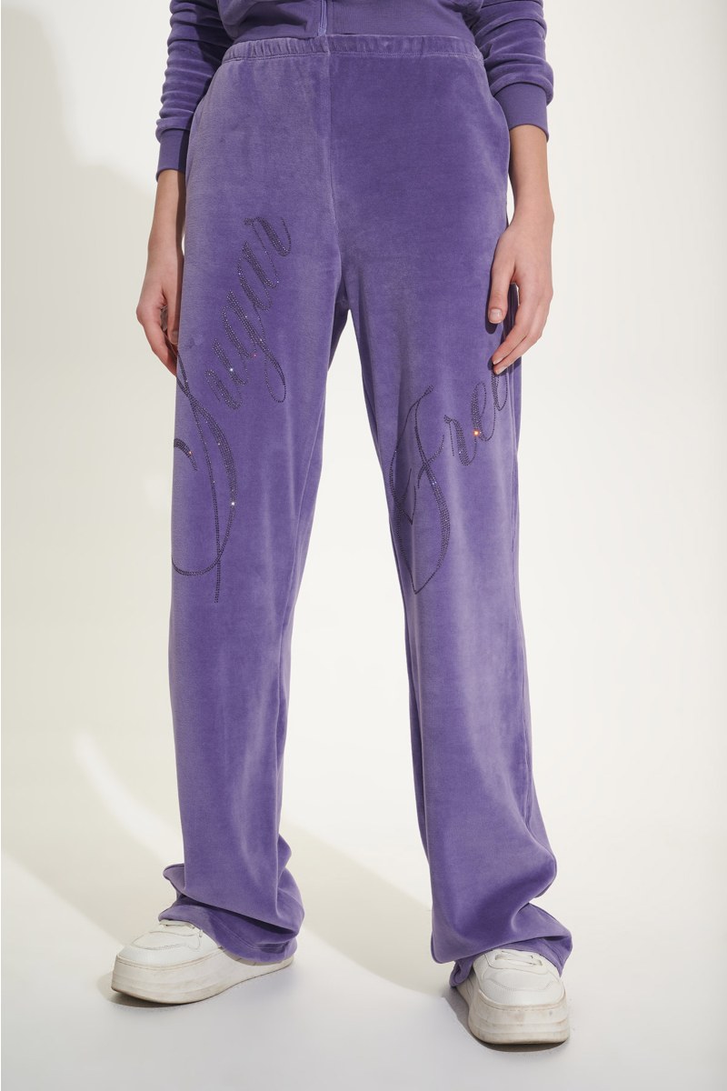 ΨΗΛΟΜΕΣΟ WIDE LEG ΒΕΛΟΥΤΕ ΠΑΝΤΕΛΟΝΙ ΜΕ ΣΤΡΑΣ-25811036-431