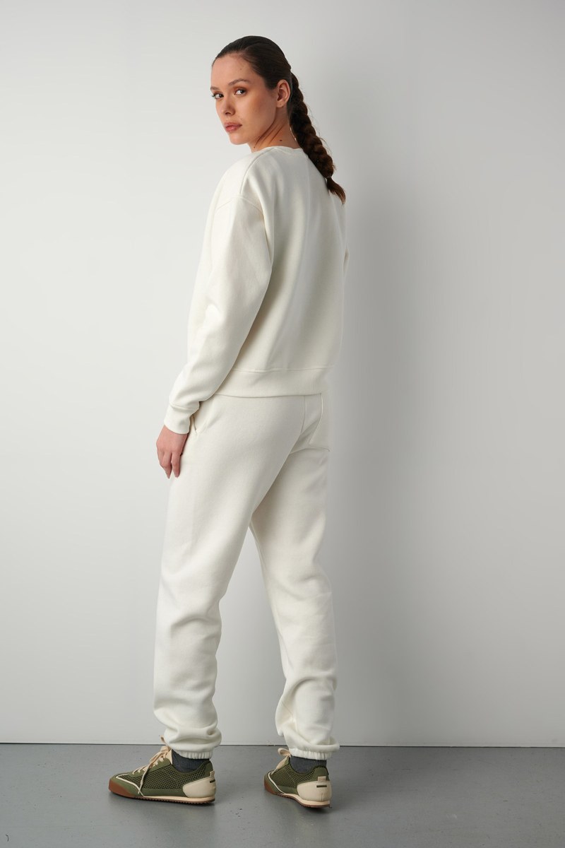 HIGH WAISTED COTTON CUFFED PANTS-25811055-103