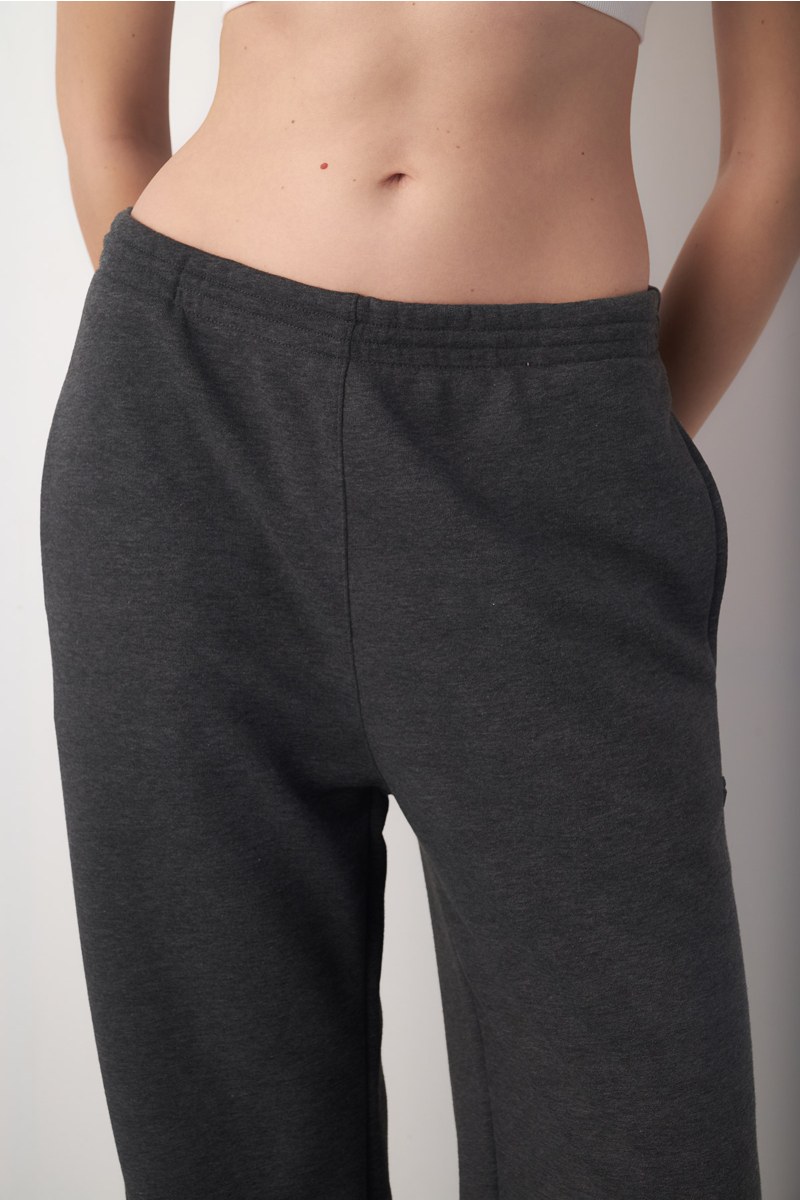 HIGH WAISTED FLARED COTTON PANTS-25811216-212