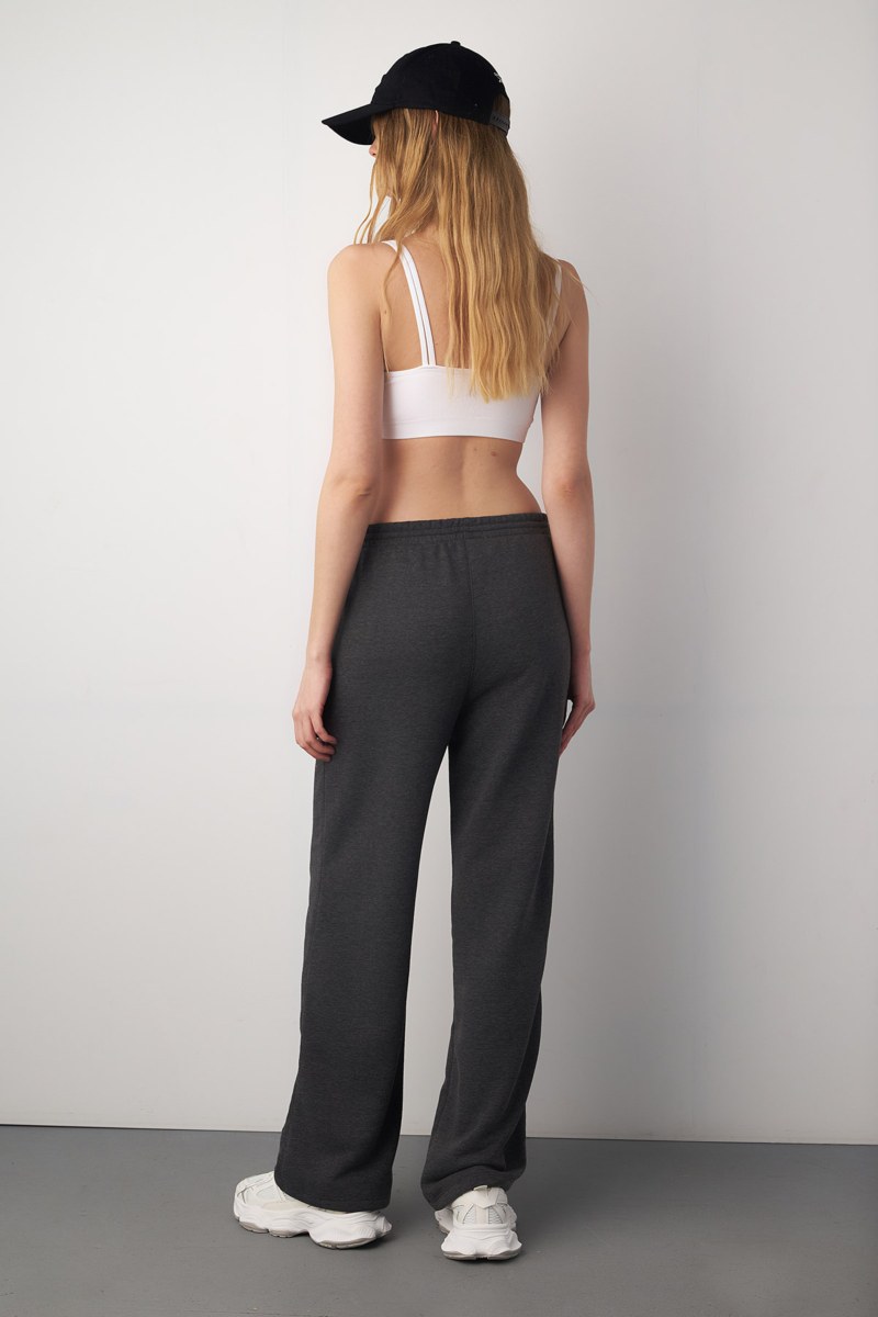 HIGH WAISTED FLARED COTTON PANTS-25811216-212