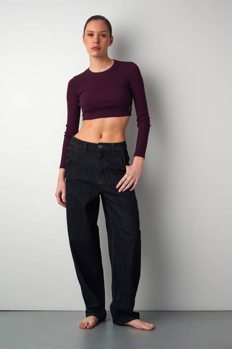 HIGH WAISTED BAGGY JEANS-25811219-425