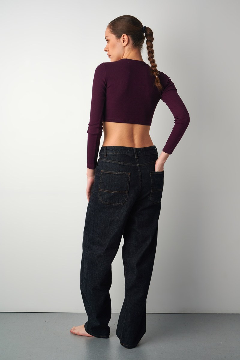 HIGH WAISTED BAGGY JEANS-25811219-425