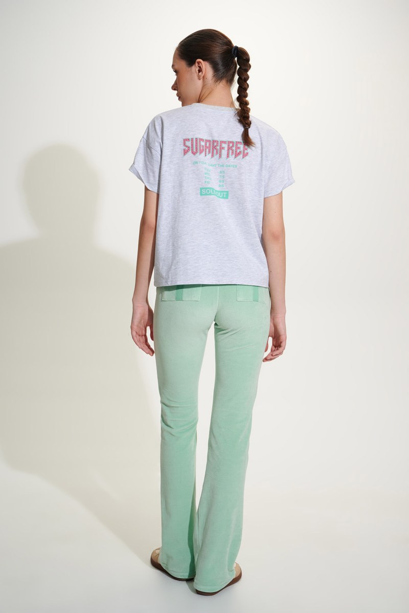 PRINTED ORGANIC COTTON T-SHIRT WITH STRASS EMBELLISHMENT-25812041-210