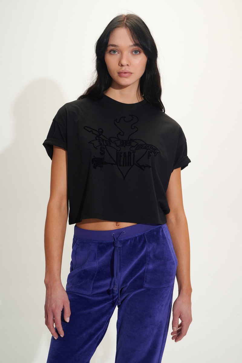 ΚΟΝΤΟΜΑΝΙΚΗ ΜΠΛΟΥΖΑ ΑΠΟ ΟΡΓΑΝΙΚΟ ΒΑΜΒΑΚΙ ΜΕ ΤΥΠΩΜΑ-25812044-110