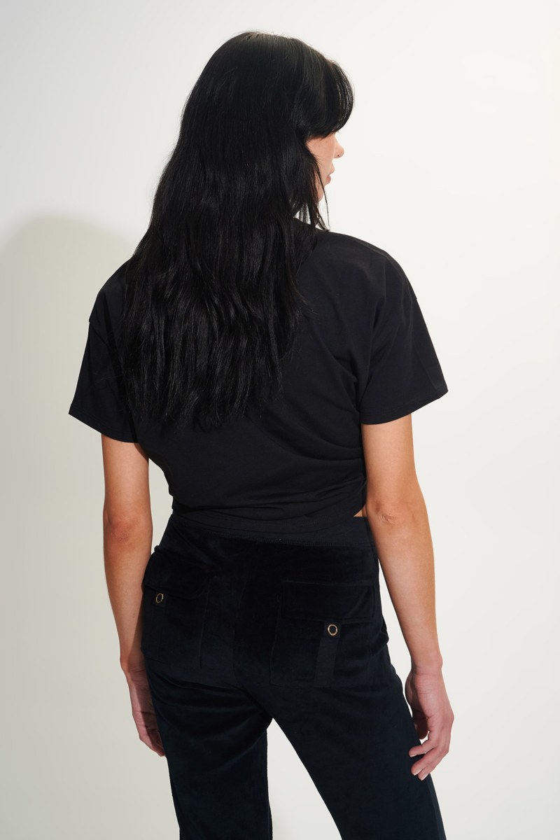 ORGANIC COTTON STRASS EMBELLISHED T-SHIRT-25812046-110