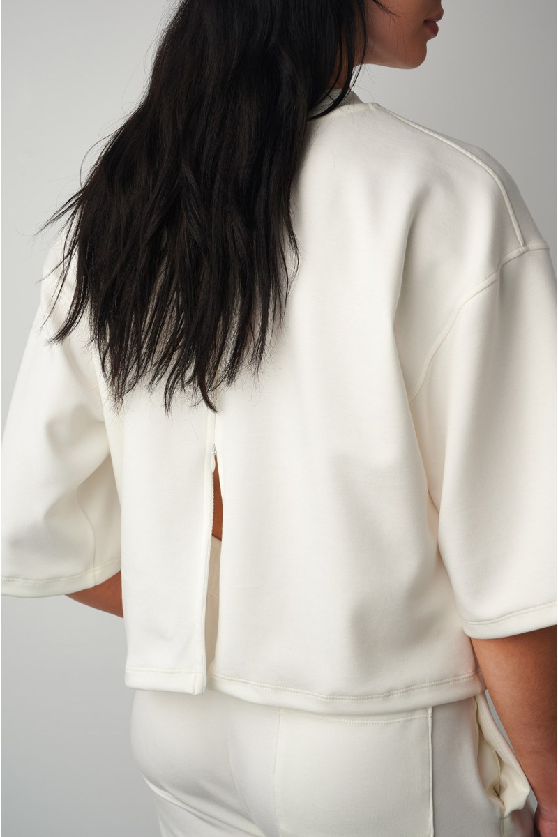 SOFT LIGHT TOUCH OVERSIZED ΜΠΛΟΥΖΑ ΜΕ ΦΕΡΜΟΥΑΡ ΣΤΗΝ ΠΛΑΤΗ-25812075-102