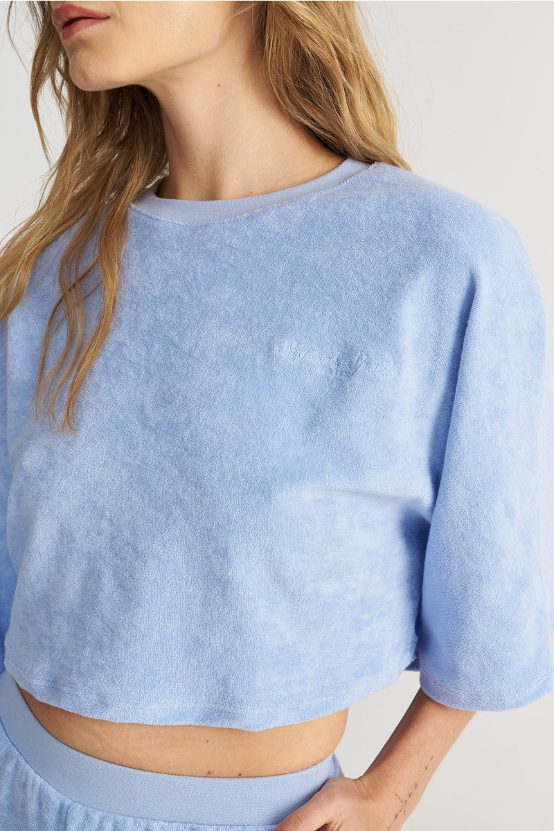 OVERSIZED ΠΕΤΣΕΤΕ ΚΟΝΤΗ ΜΠΛΟΥΖΑ ΜΕ ΜΑΝΙΚΙ 3/4-25812155-421