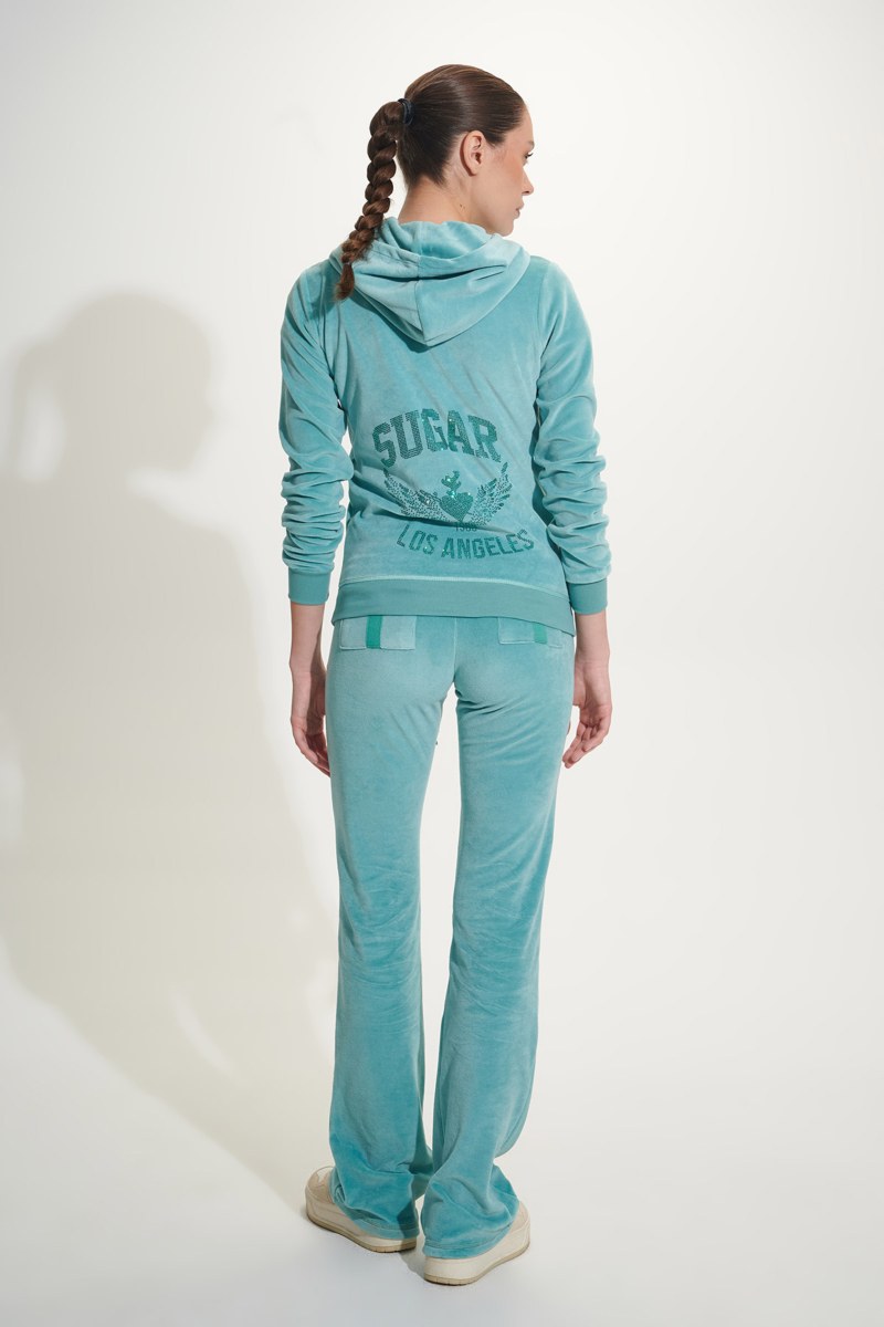 STRASS EMBELLISHED VELOUR JACKET-25813006-418