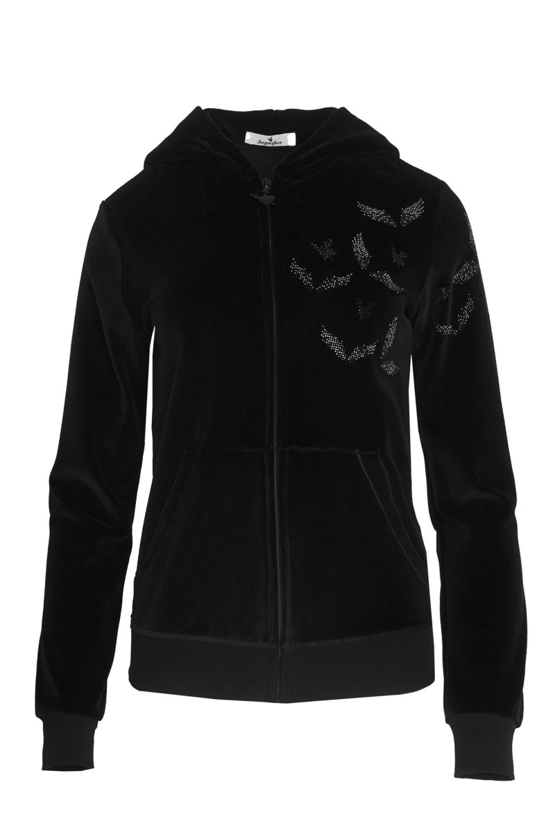 EMBELLISHED VELOUR JACKET-25813007-110