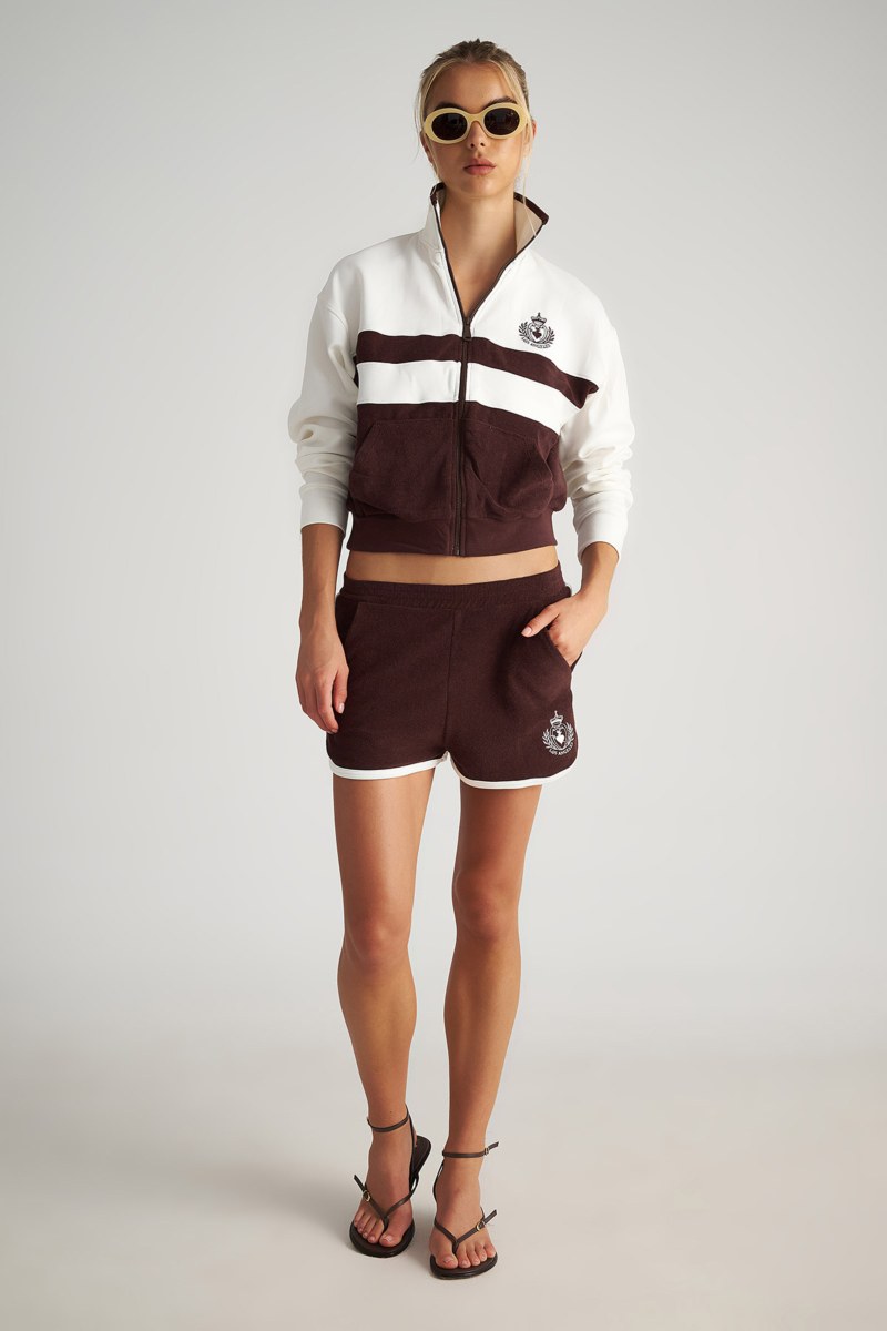 TWO-TONE TERRY JACKET WITH COLLAR-25813101-332