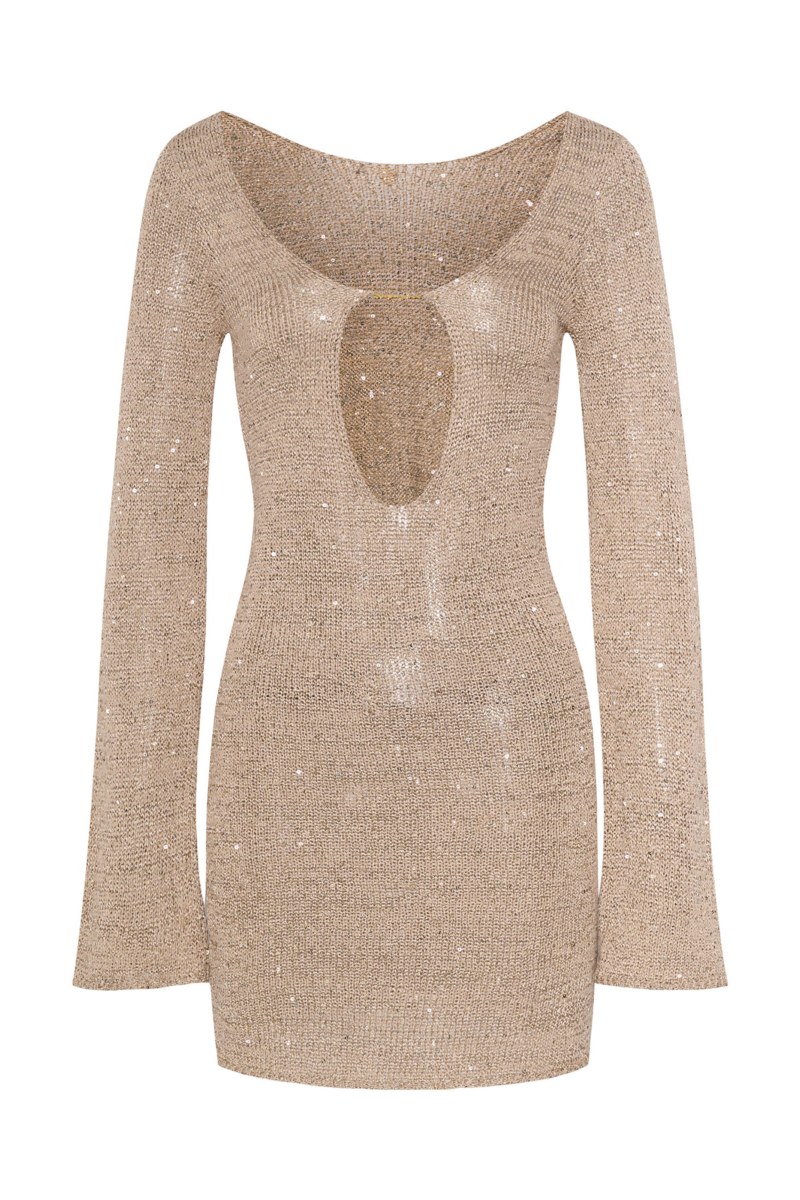 ΜΑΚΡΥΜΑΝΙΚΟ ΠΛΕΚΤΟ ΗΜΙΔΙΑΦΑΝΟ LUREX ΜΙΝΙ ΦΟΡΕΜΑ-25814200-302