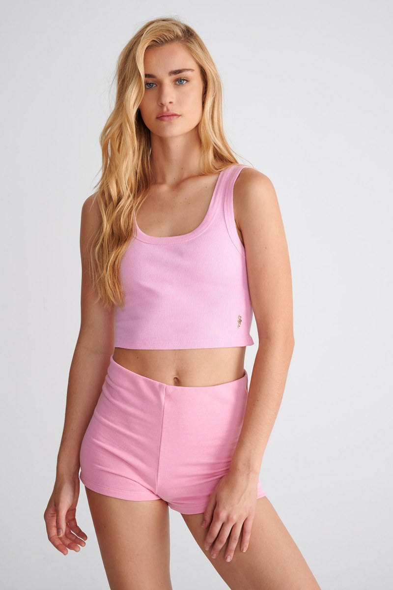 ELASTIC RIBBED STRAPPY CROP TOP-25818146-700