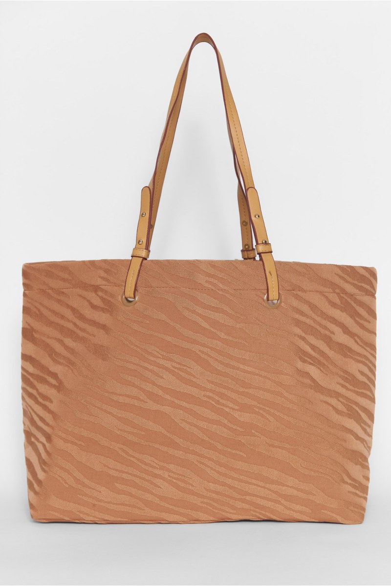 ΠΕΤΣΕΤΕ ΤΣΑΝΤΑ SHOPPER ΜΕ ΖΕΒΡΕ ΤΥΠΩΜΑ-25819012-322