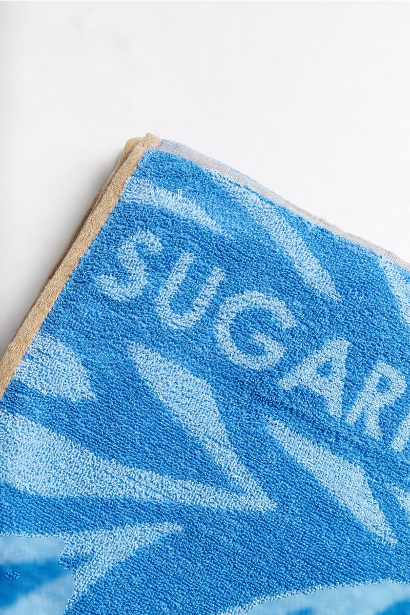 ZEBRA PRINTED COTTON BEACH TOWEL-25819167-309