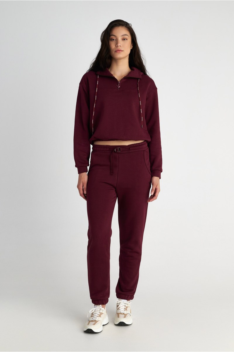 CUFFED HEM COTTON PANTS-25831073-855