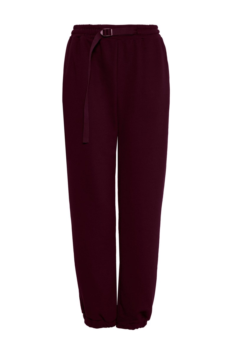 CUFFED HEM COTTON PANTS-25831073-855