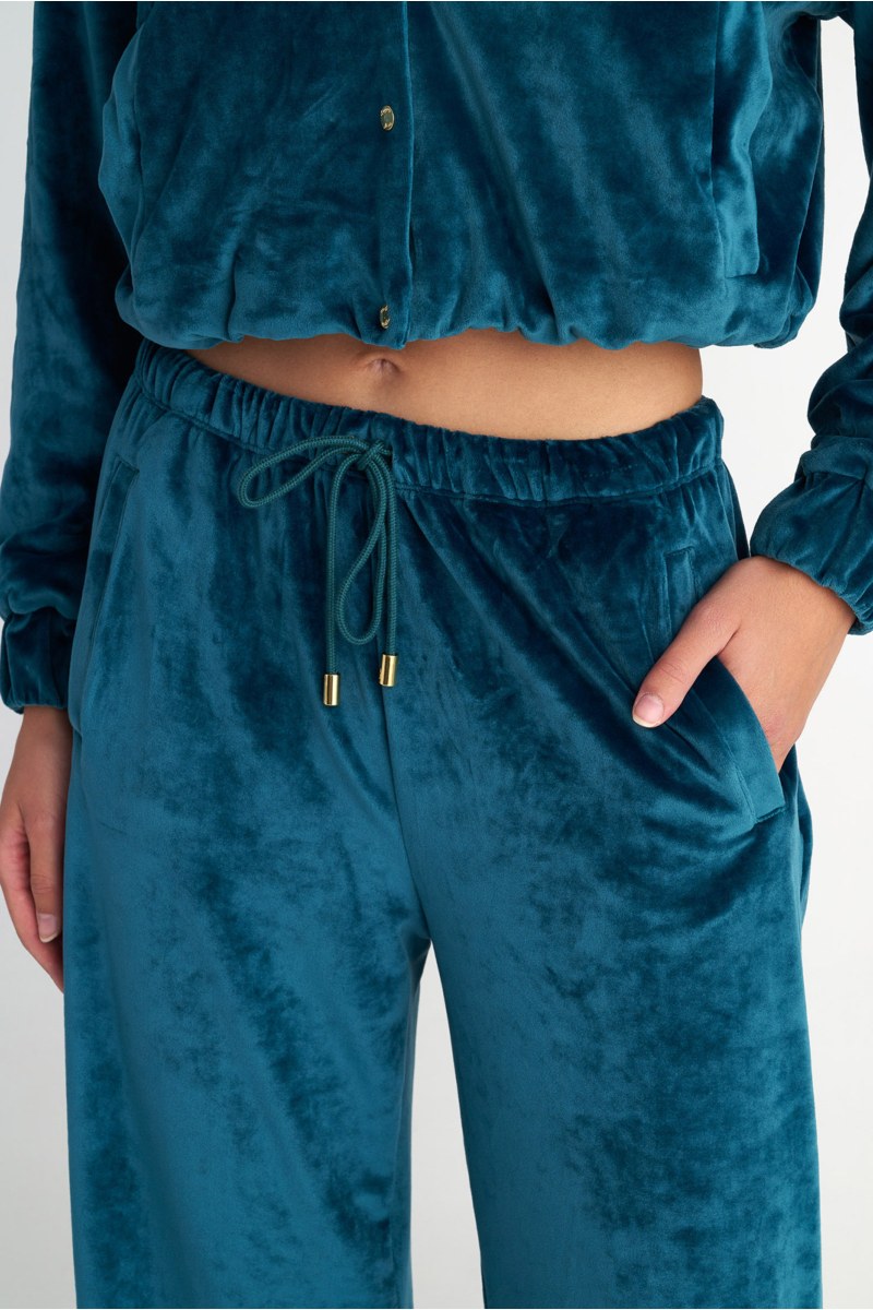 HIGH WAISTED SUPER SOFT VELOUR PANTS IN LOOSE FIT-25831085-404