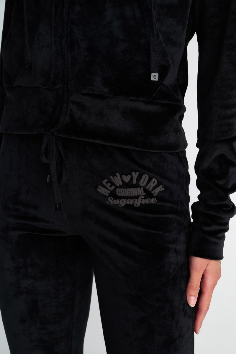 EMBOSSED PRINTED SUPER SOFT VELOUR PANTS-25831086-110