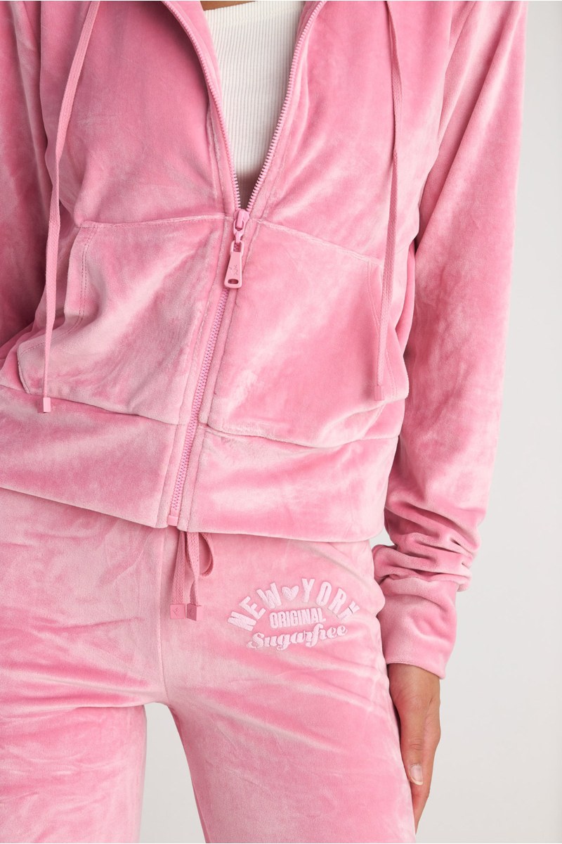 EMBOSSED PRINTED SUPER SOFT VELOUR PANTS-25831086-629