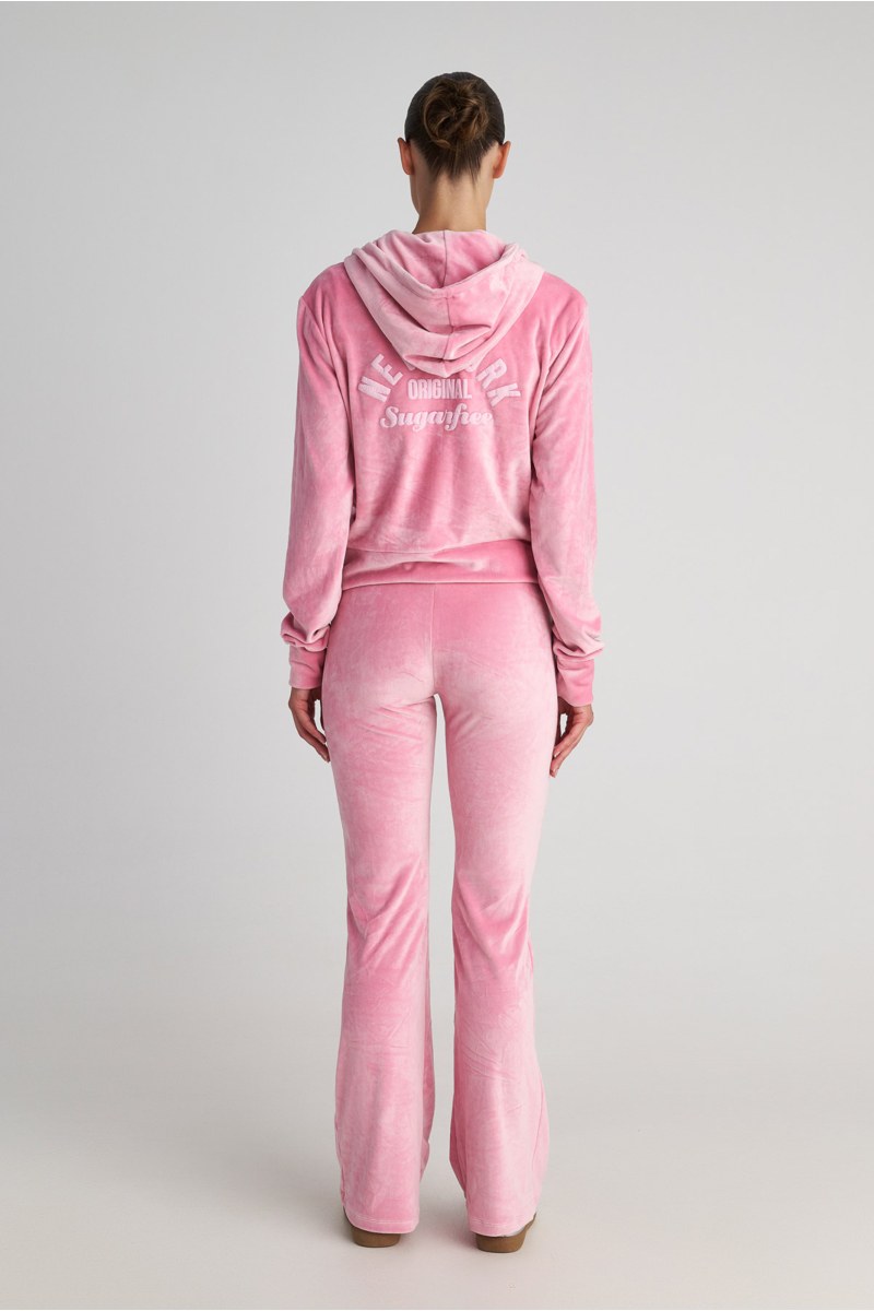 EMBOSSED PRINTED SUPER SOFT VELOUR PANTS-25831086-629