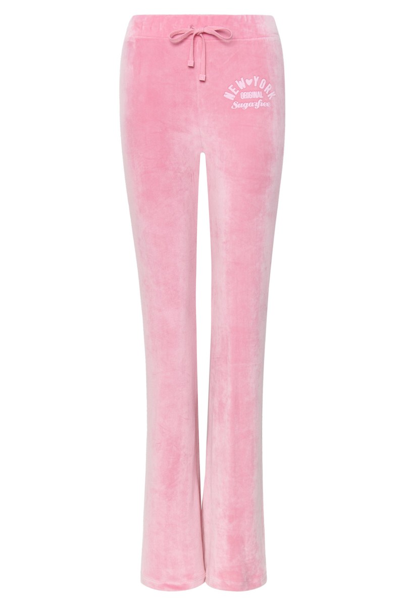 EMBOSSED PRINTED SUPER SOFT VELOUR PANTS-25831086-629