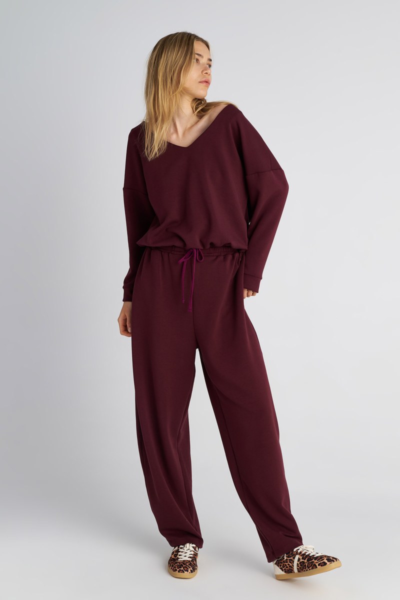 HIGH WAISTED SOFT LIGHT TOUCH PANTS IN LOOSE FIT-25831096-855