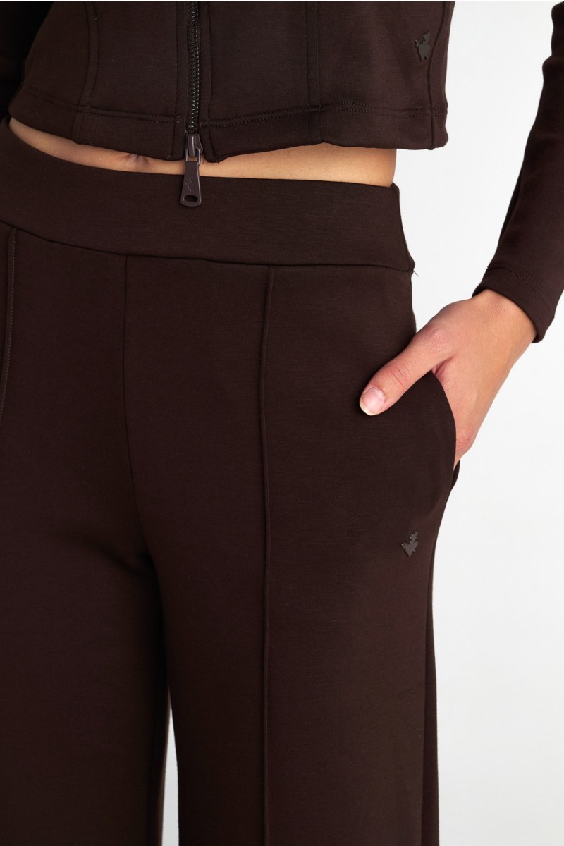 SOFT LIGHT TOUCH HIGH WAISTED PANTS WITH PINTUCKS-25831098-332