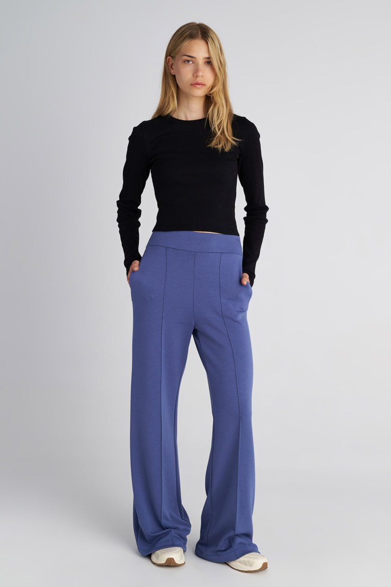 SOFT LIGHT TOUCH HIGH WAISTED PANTS WITH PINTUCKS-25831098-427
