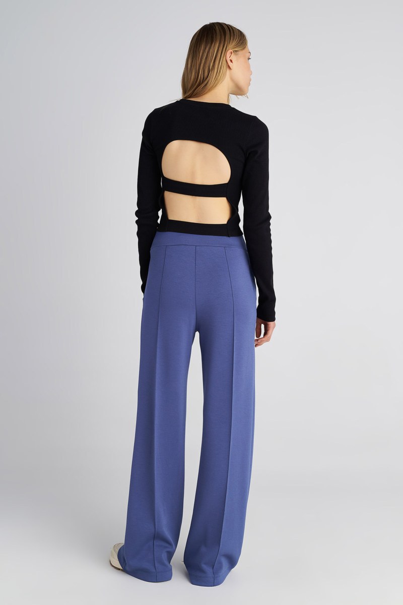 SOFT LIGHT TOUCH HIGH WAISTED PANTS WITH PINTUCKS-25831098-427