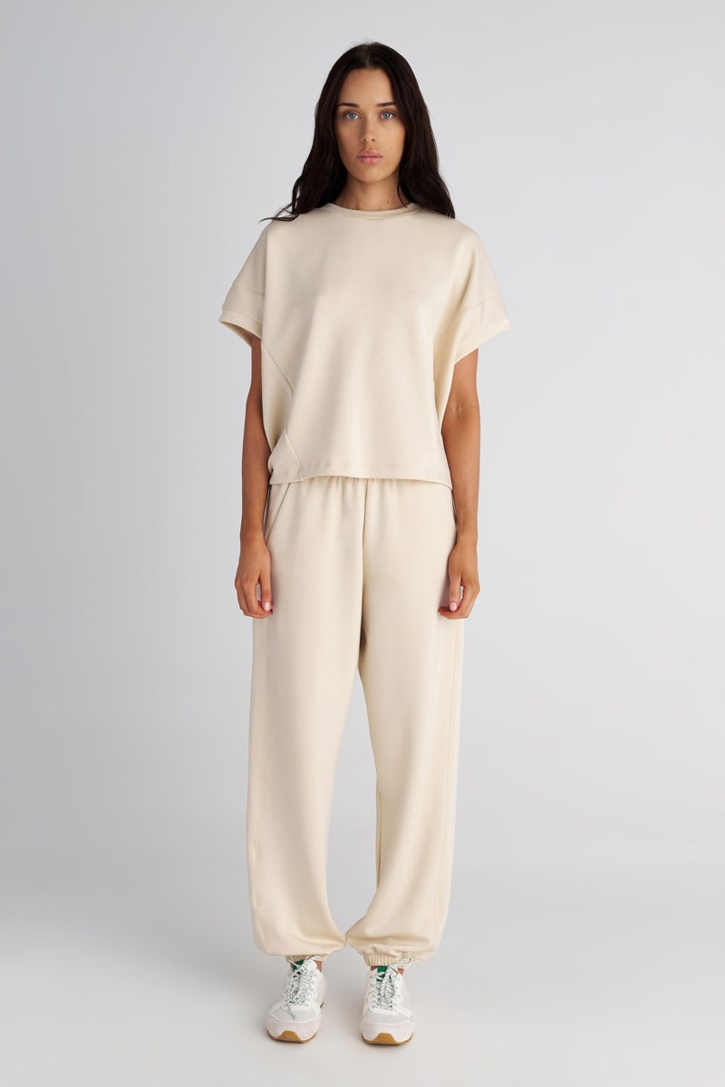 SOFT LIGHT TOUCH CUFFED HEM PANTS-25831099-103