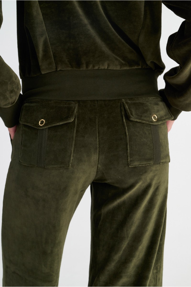 HIGH WAISTED VELOUR PANTS IN LOOSE FIT-25831122-996