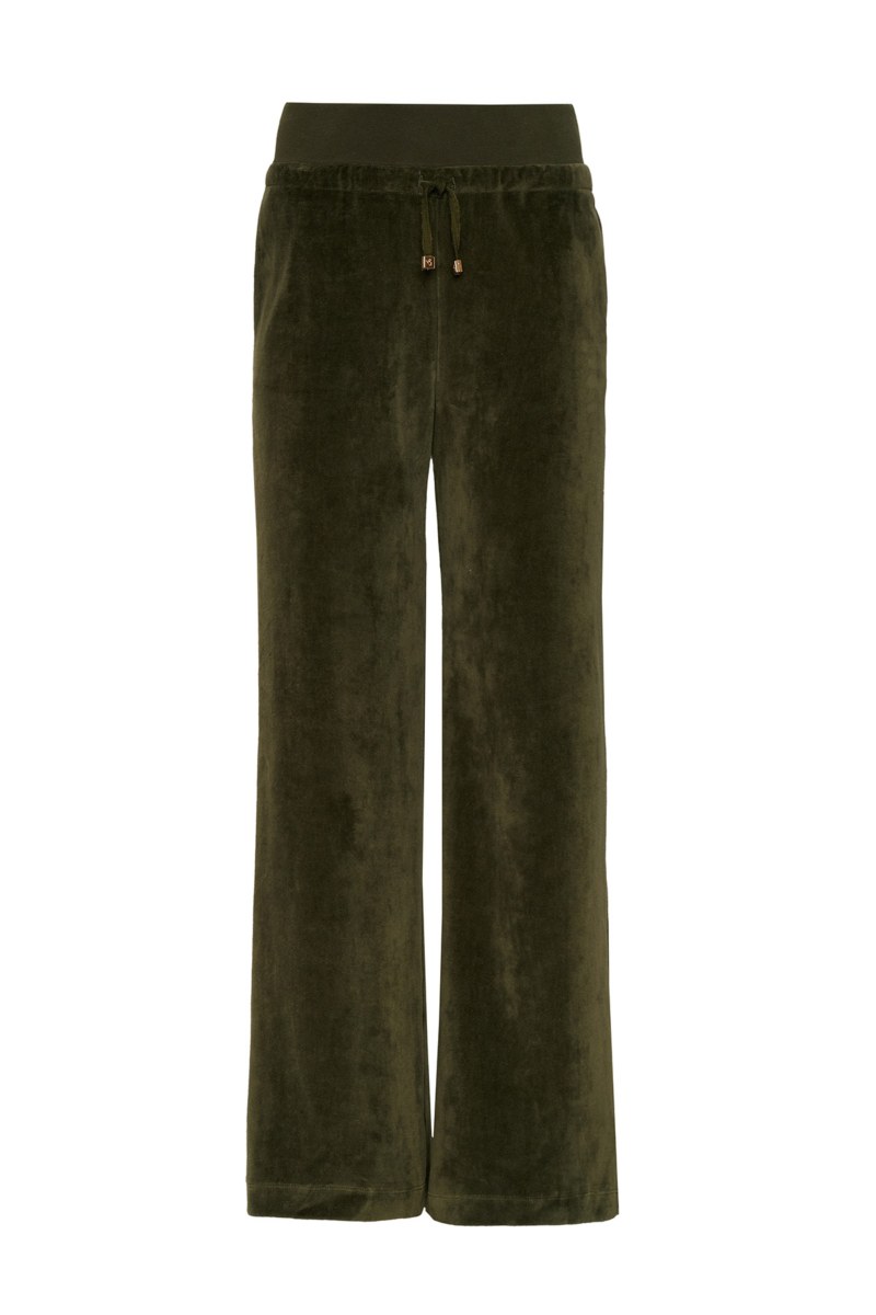 HIGH WAISTED VELOUR PANTS IN LOOSE FIT-25831122-996