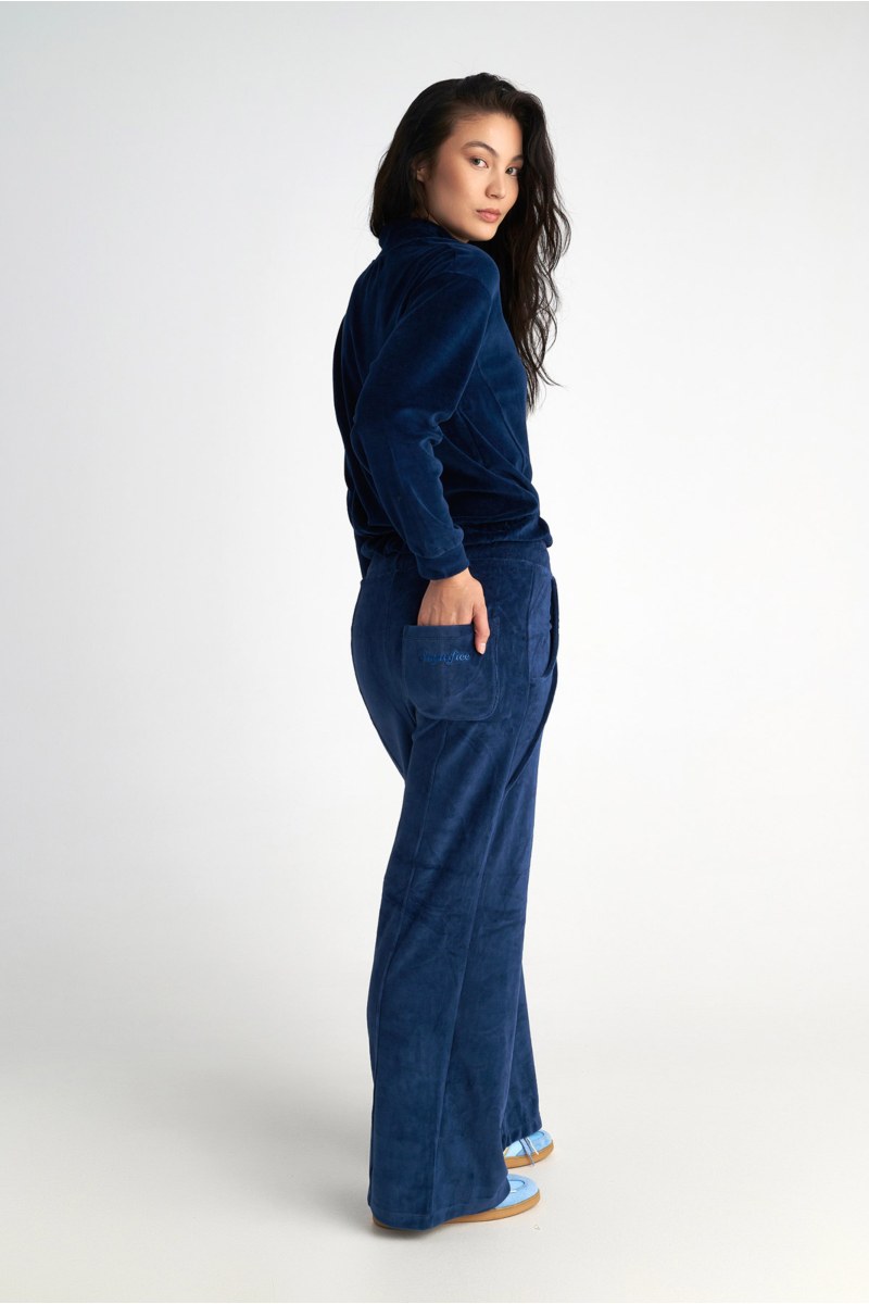 HIGH WAISTED VELOUR PANTS IN LOOSE FIT-25831123-852