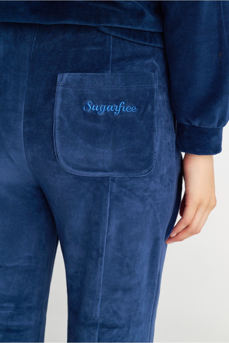 HIGH WAISTED VELOUR PANTS IN LOOSE FIT-25831123-852