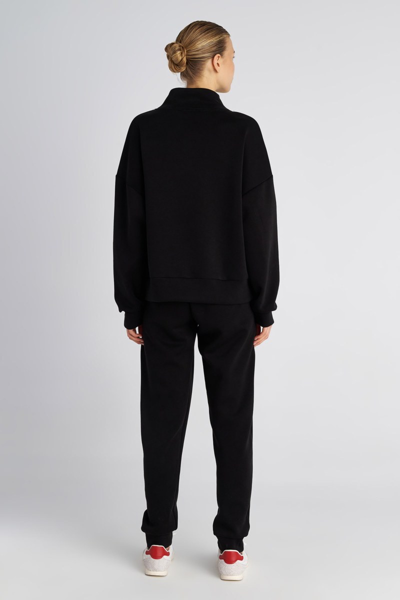 MONOCHROME CUFFED PANTS WITH WIDE RUBBER-25831126-110