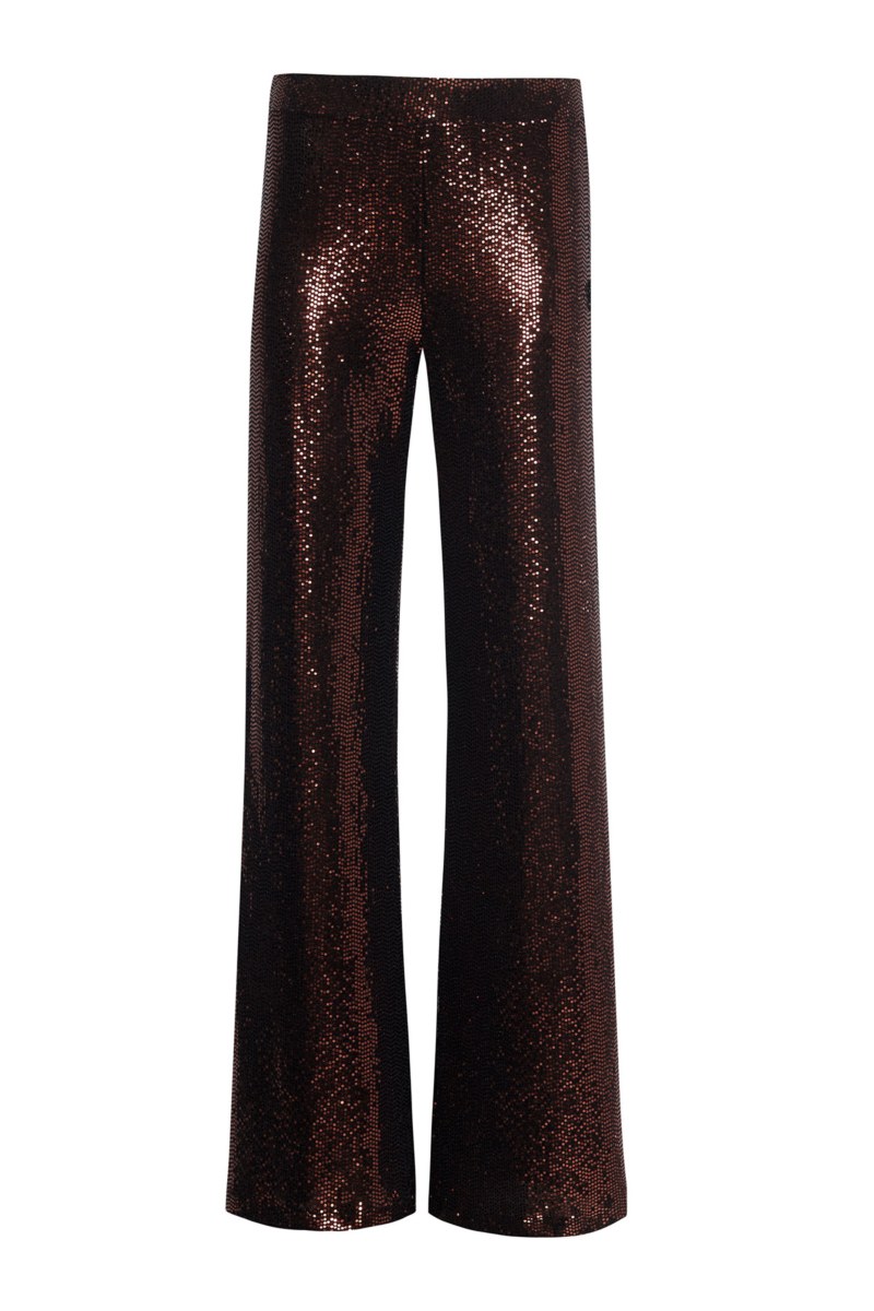 SEQUIN-EMBELLISHED HIGH WAISTED FLARED PANTS-25831168-333