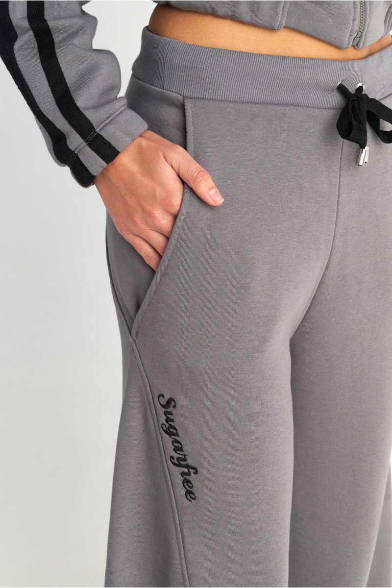 COTTON FLARED PANTS-25831191-206